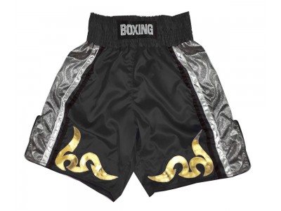 Pantaloncini da boxe personalizzati : KNBSH-030-Nero